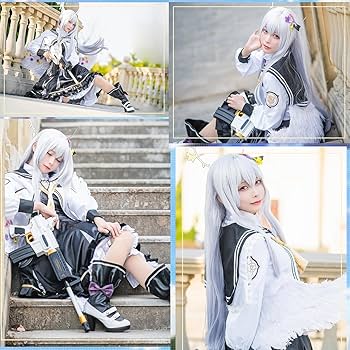 Amazon.co.jp: [HAOJEE]ブルアカ白洲アズサコスプレ 衣装